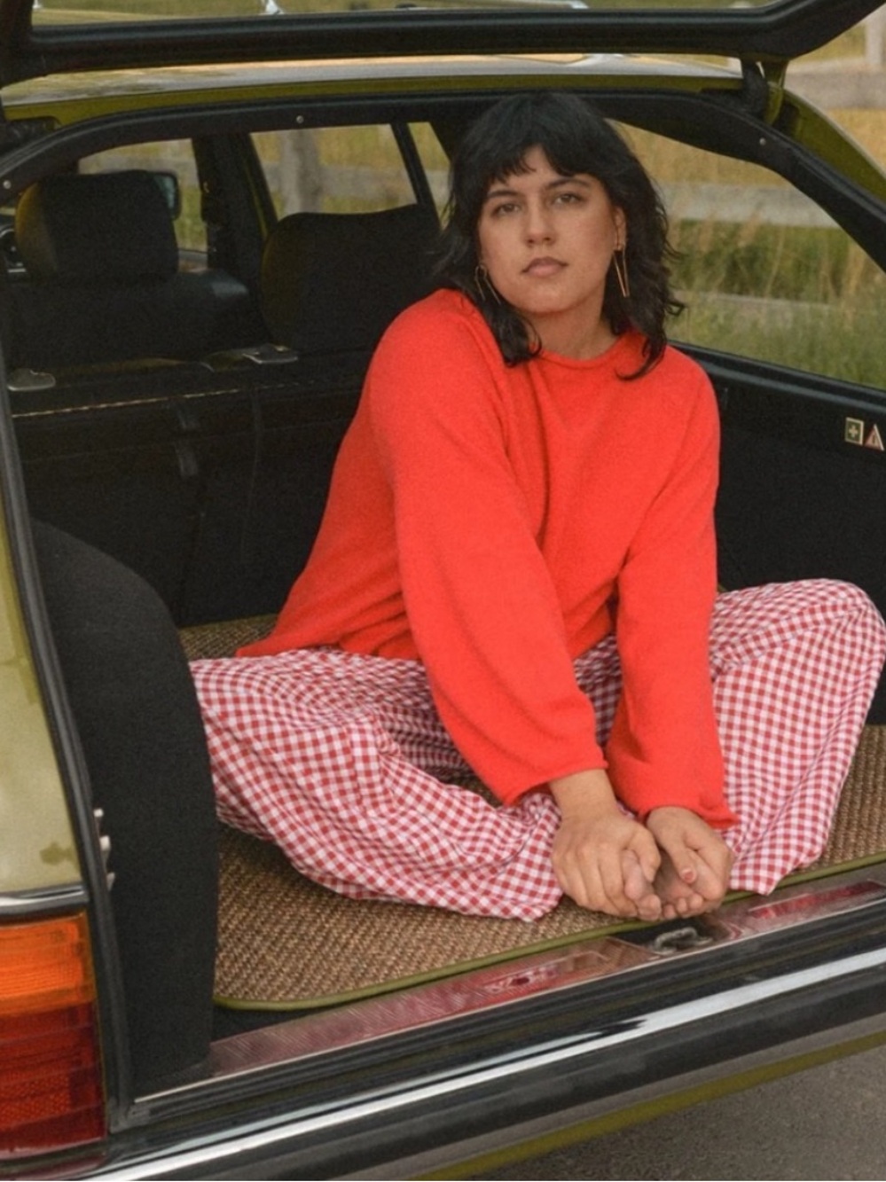 Sønderhaus Red Gingham Perfect Pants